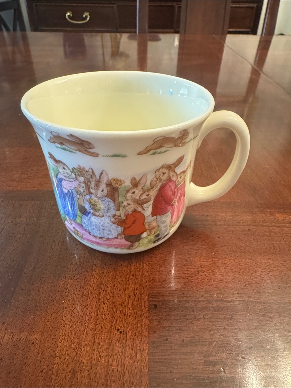 Bunnykins China Mug Number 1 Can you find Susan's Crown Child Single Handle Cup